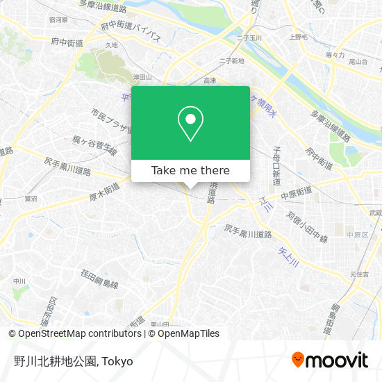 野川北耕地公園 map