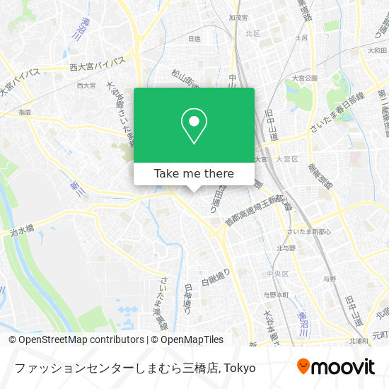 ファッションセンターしまむら三橋店 map