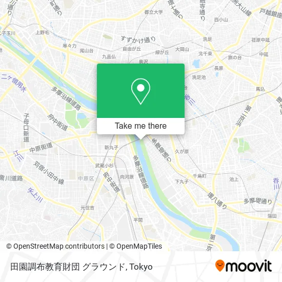 Denenchofu Educational Foundation Ground map