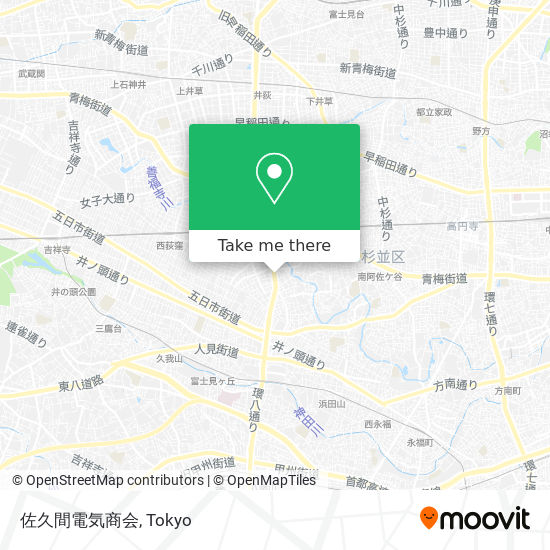 佐久間電気商会 map