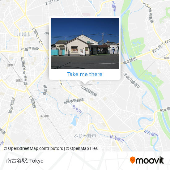 南古谷駅 map