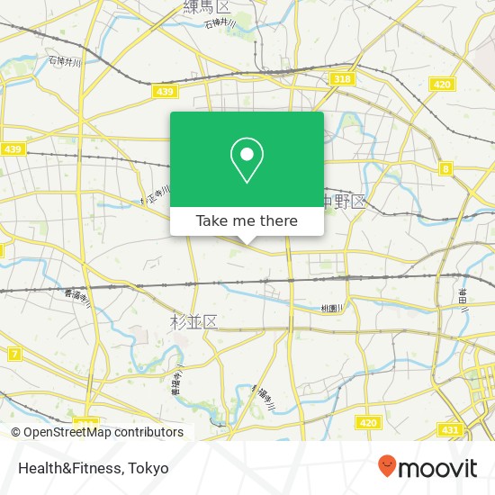 Health&Fitness map