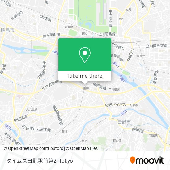 タイムズ日野駅前第2 map