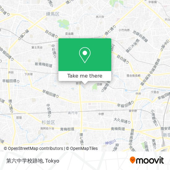 第六中学校跡地 map