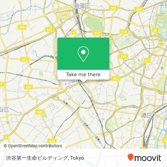 渋谷第一生命ビルディング map