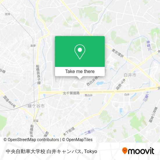 中央自動車大学校 白井キャンパス map