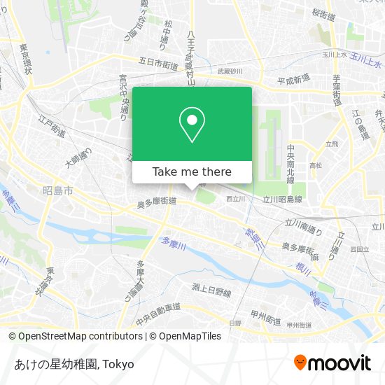 あけの星幼稚園 map