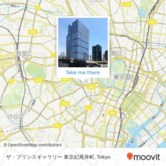ザ・プリンスギャラリー 東京紀尾井町 map