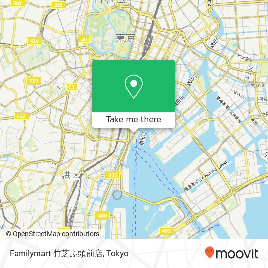 Familymart 竹芝ふ頭前店 map