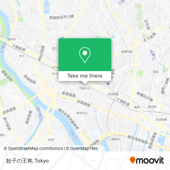 餃子の王将 map