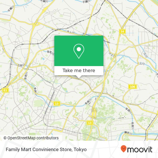 Family Mart Convinience Store map