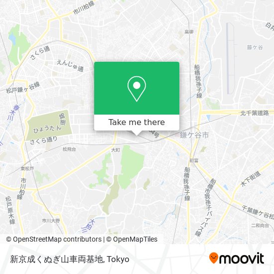 新京成くぬぎ山車両基地 map