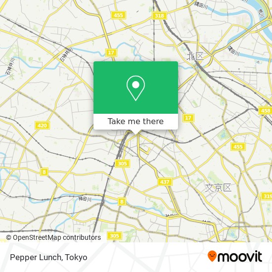 Pepper Lunch map