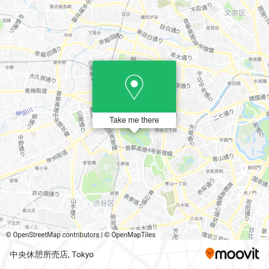 中央休憩所売店 map