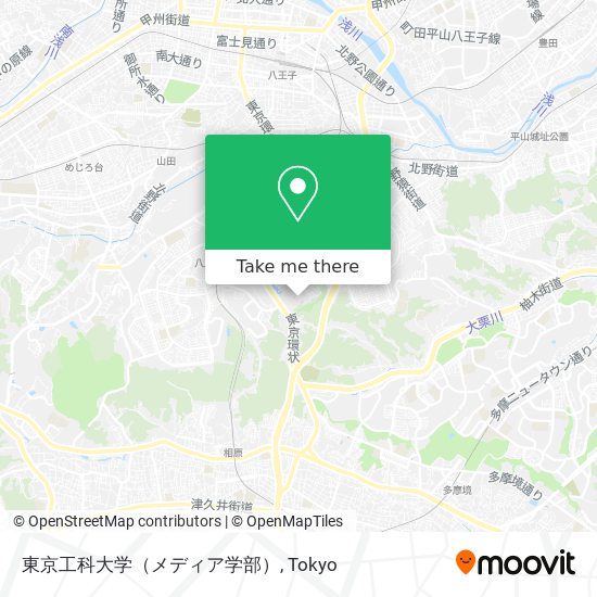 東京工科大学（メディア学部） map
