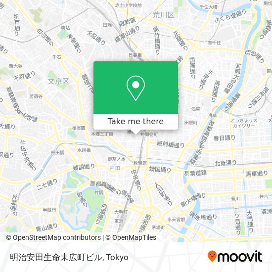 明治安田生命末広町ビル map