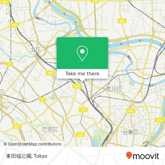東田端公園 map