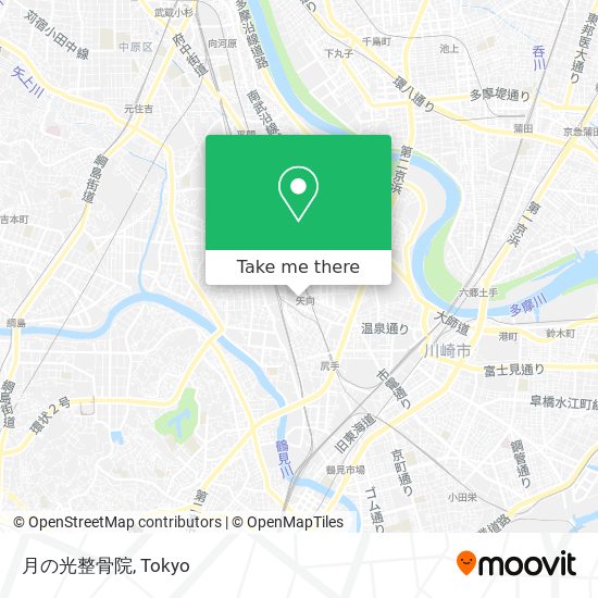 月の光整骨院 map