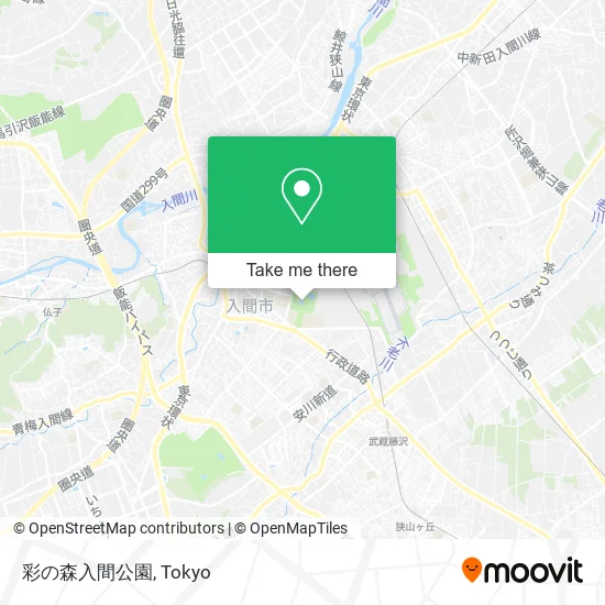 彩の森入間公園 map