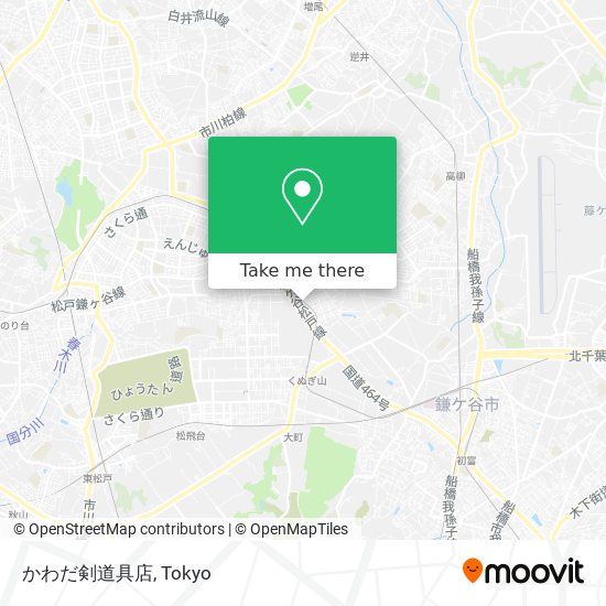 かわだ剣道具店 map