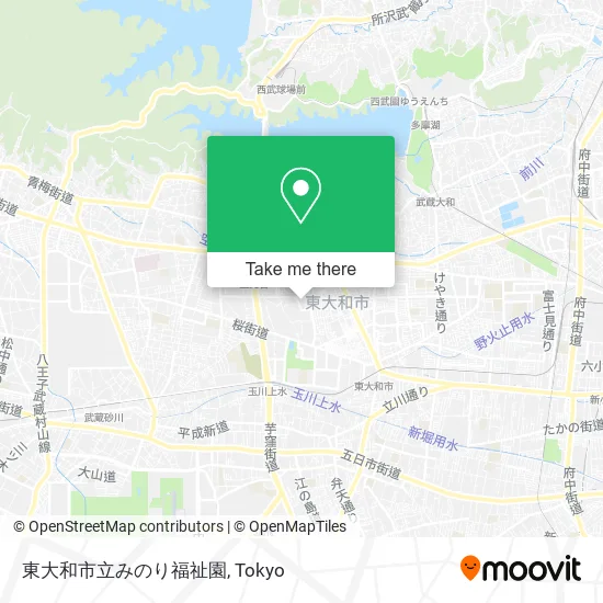 東大和市立みのり福祉園 map