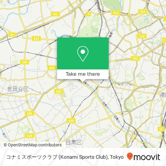 コナミスポーツクラブ (Konami Sports Club) map