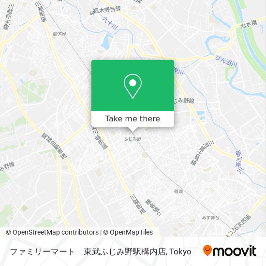 ファミリーマート　東武ふじみ野駅構内店 map