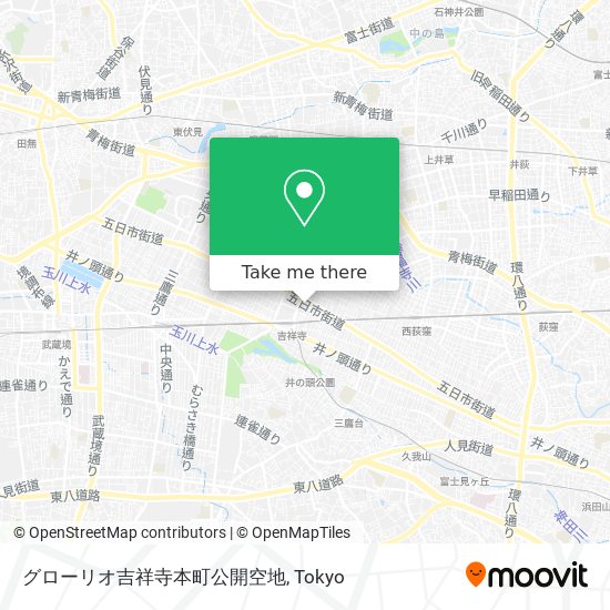 グローリオ吉祥寺本町公開空地 map