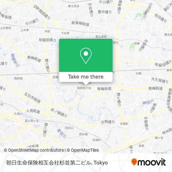 朝日生命保険相互会社杉並第二ビル map