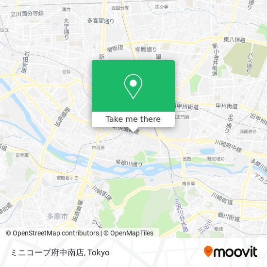 ミニコープ府中南店 map