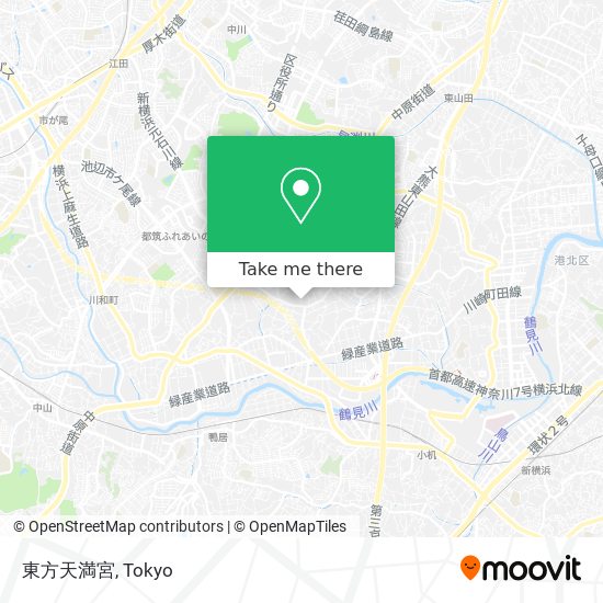東方天満宮 map