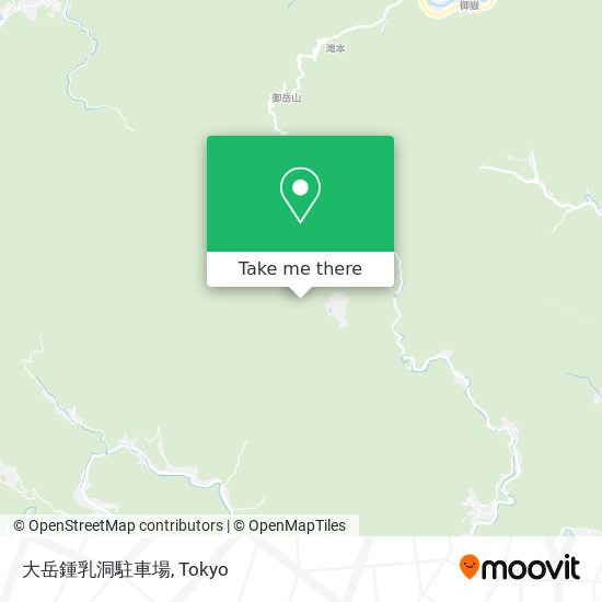 大岳鍾乳洞駐車場 map
