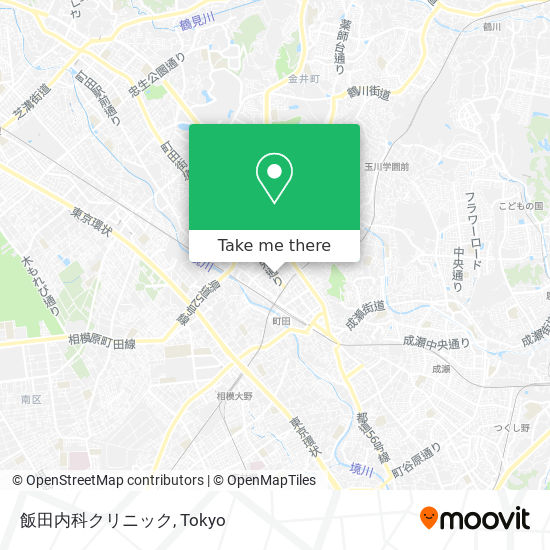 飯田内科クリニック map