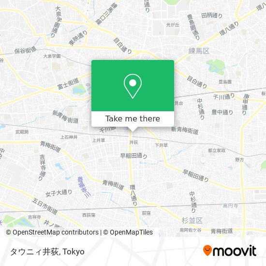 タウニィ井荻 map