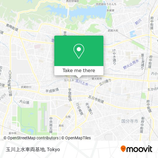 玉川上水車両基地 map