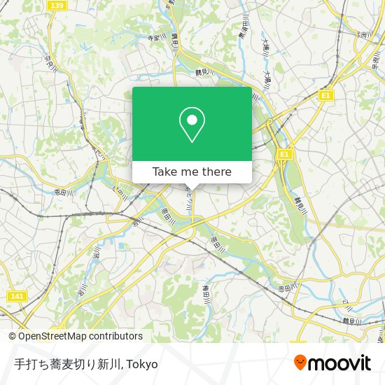 手打ち蕎麦切り新川 map