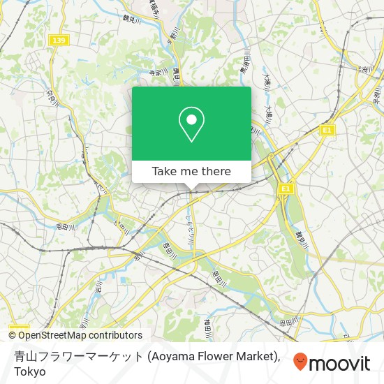 青山フラワーマーケット (Aoyama Flower Market) map