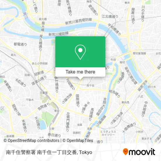 南千住警察署 南千住一丁目交番 map