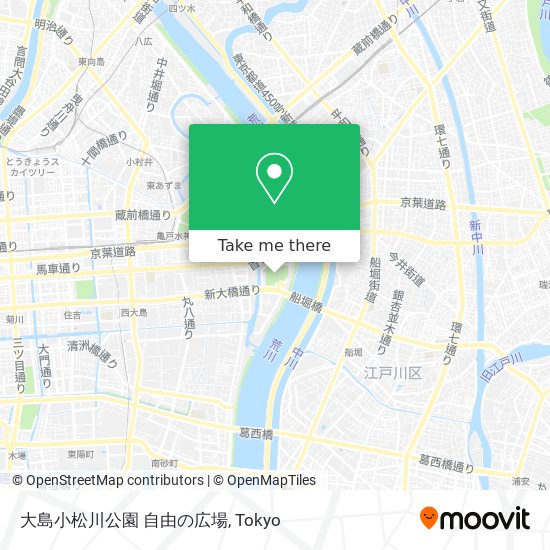 大島小松川公園 自由の広場 map