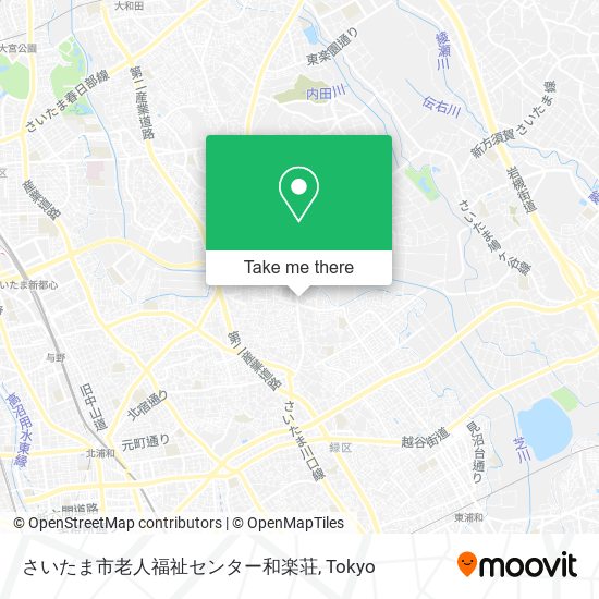 さいたま市老人福祉センター和楽荘 map