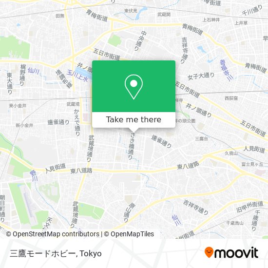 三鷹モードホビー map