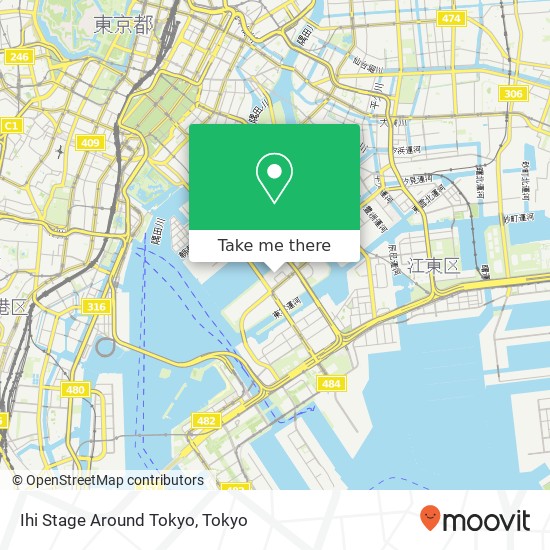 Ihi Stage Around Tokyo map