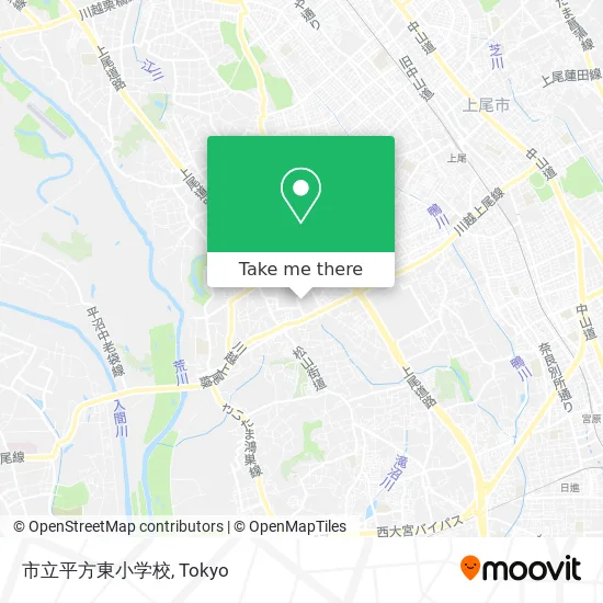 市立平方東小学校 map