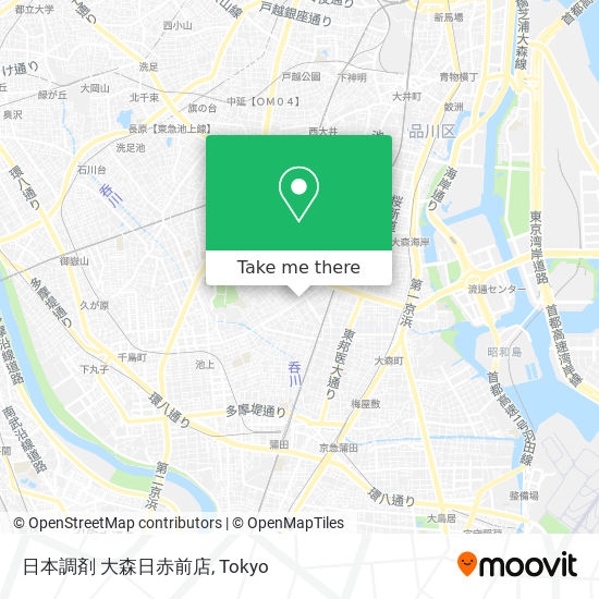 日本調剤 大森日赤前店 map