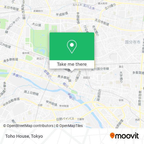 Toho House map