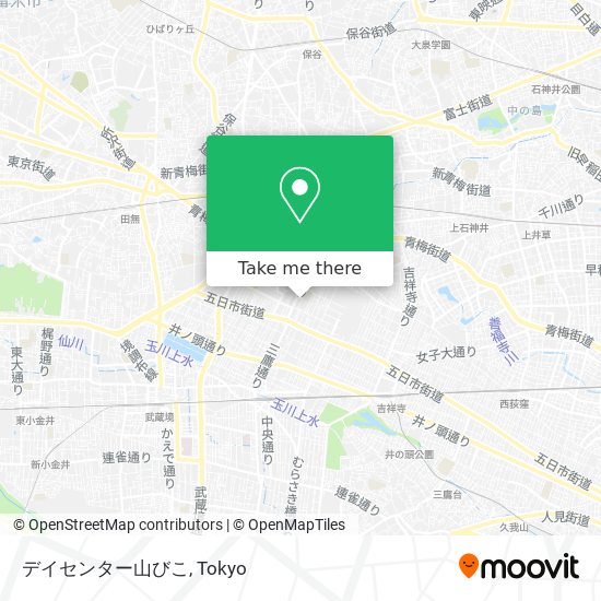 デイセンター山びこ map