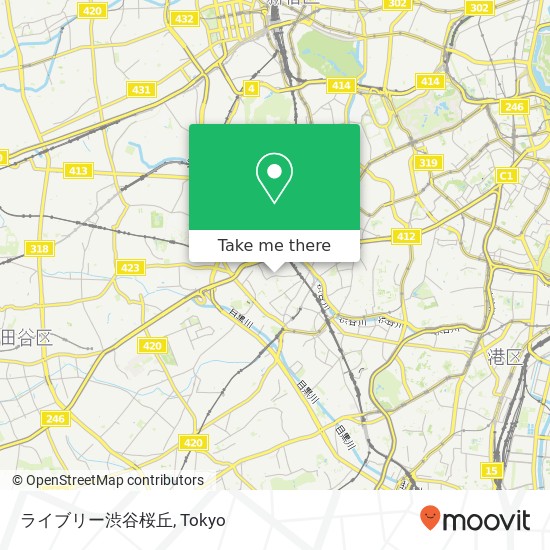 ライブリー渋谷桜丘 map