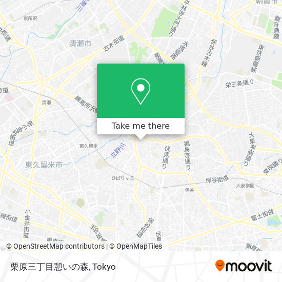栗原三丁目憩いの森 map