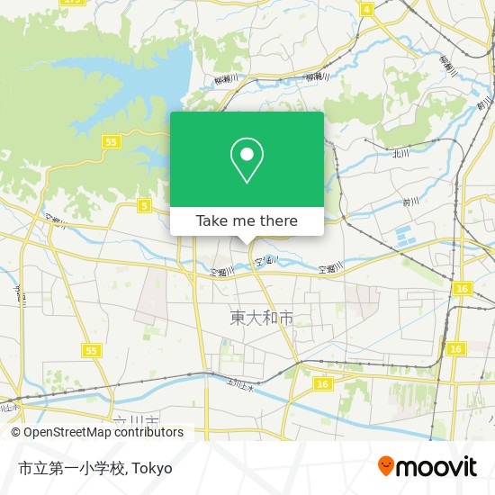 市立第一小学校 map