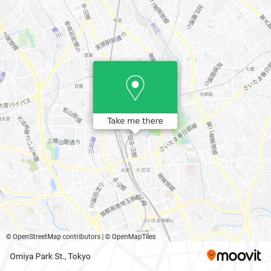 Omiya Park St. map